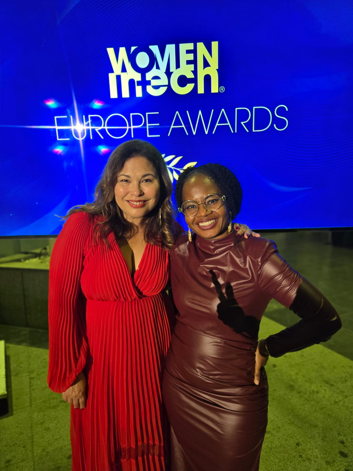 With Ayumi at Women in Tech Europe